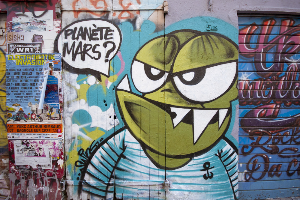Un graf du cours Julien à Marseille.
